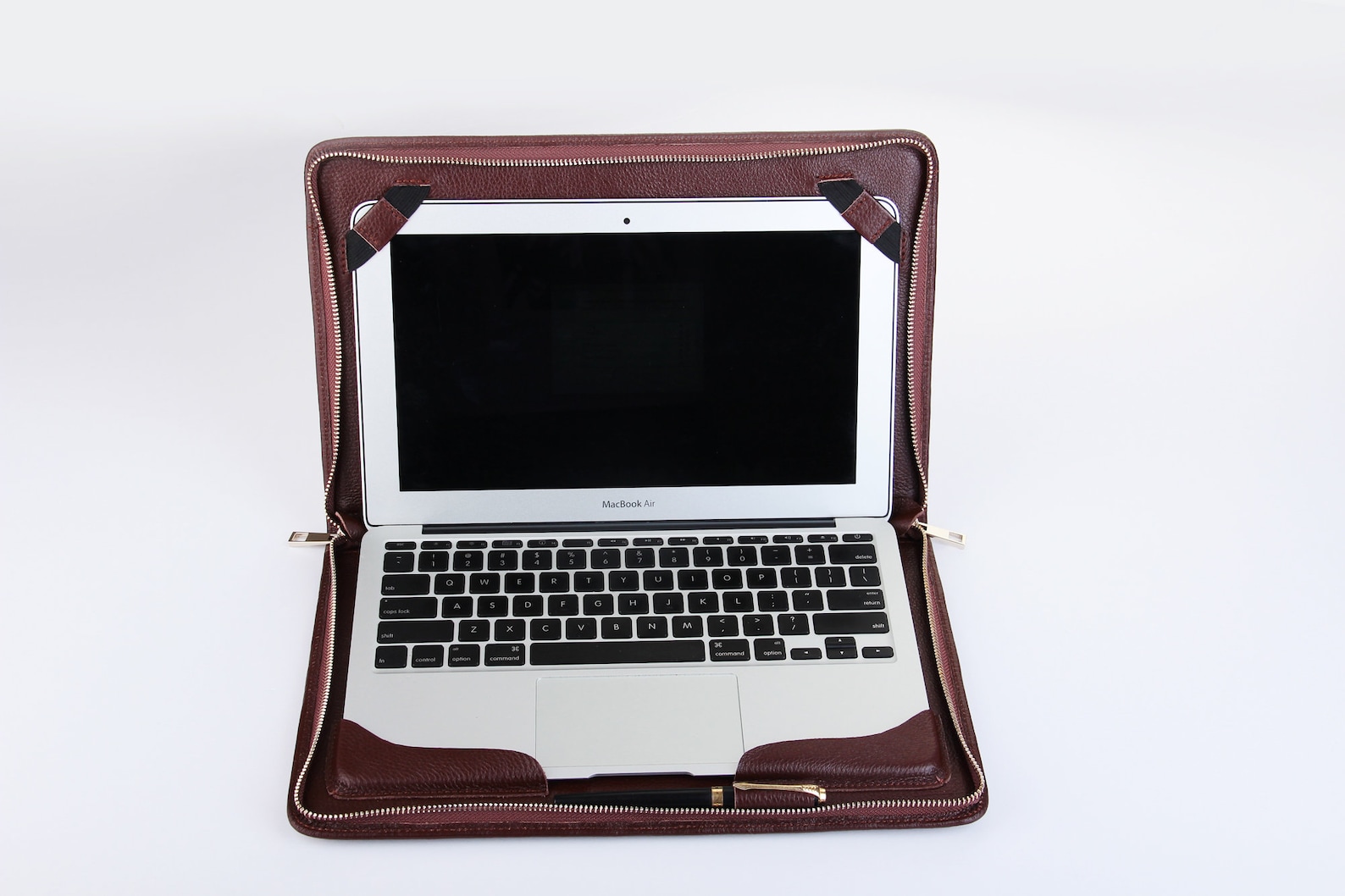 Apple Macbook Air Leather Sleeve Carrying Business Etsy