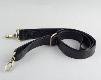 Adjustable Grain Leather Shoulder Strap: Crossbody Bag Replacement