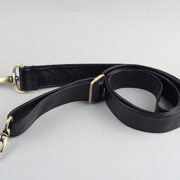 Briefcase Strap Leather Etsy