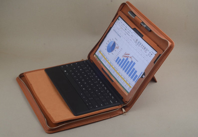 Surface Pro Business Stand Portfolio Case With Surface Type Etsy