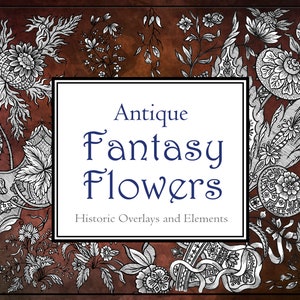 Photoshop Overlays: Fantasy Flowers
