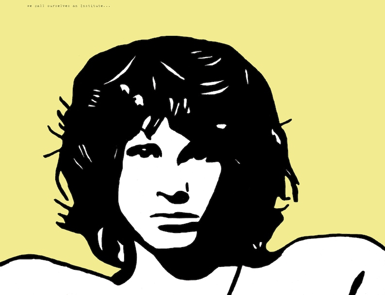 Jim Morrison Art Print The Doors La Woman Morrison Hotel Band Poster Concert Poster 1960 S 1970 S Classic Rock Decor