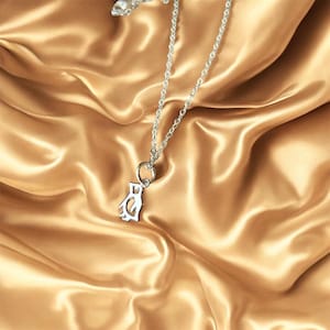 Sterling Silber Pinguin Anhänger