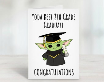 8th Grade Graduation Card Etsy