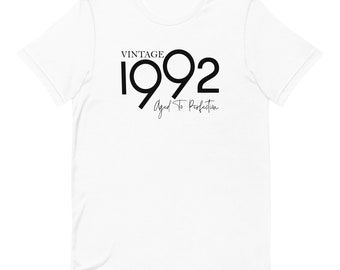 30th Birthday Shirt / Vintage 1992 Shirt / 30th Birthday Gift / 1992 Birthday Shirt / 30th Birthday Tee / 30th Birthday Shirt For Her / 1992