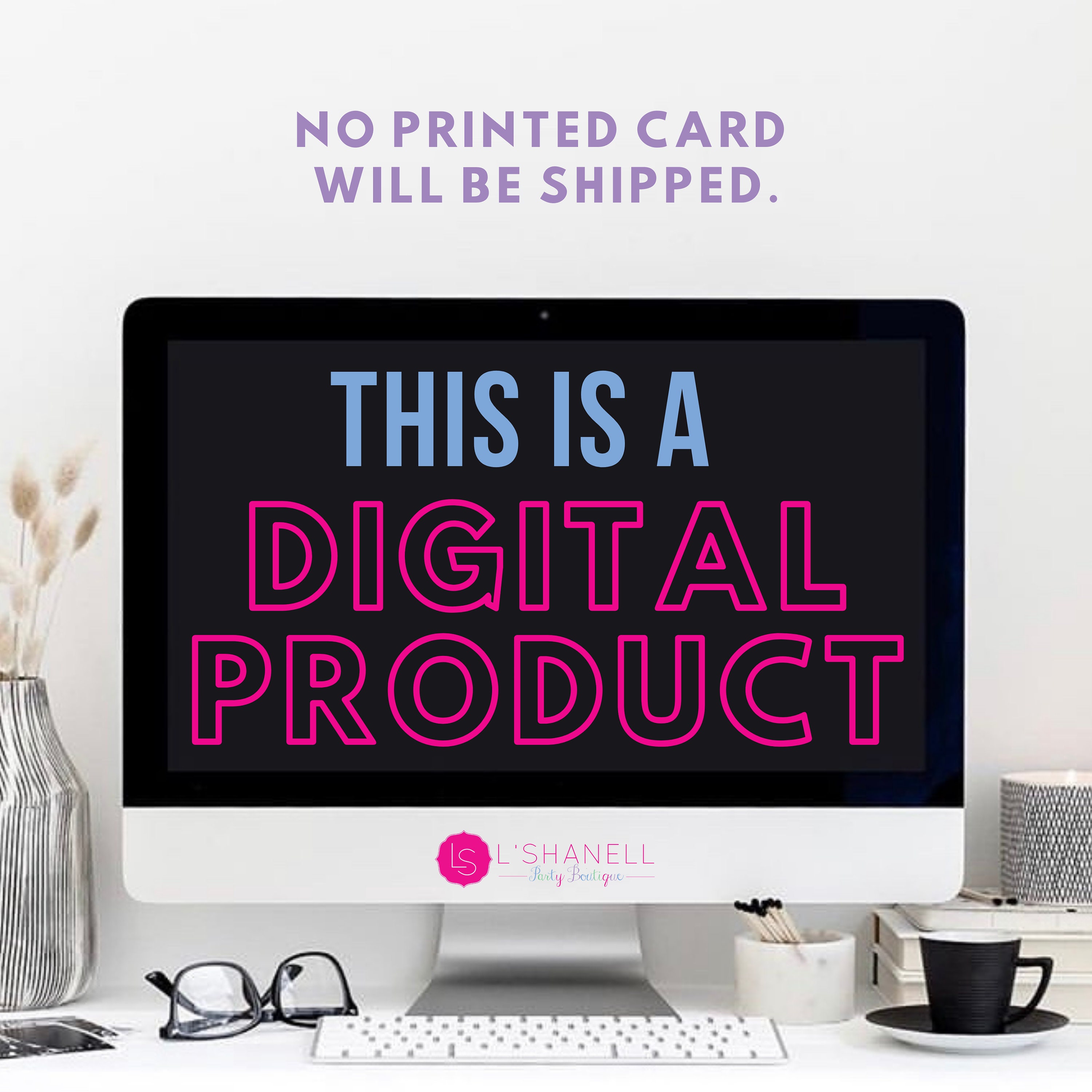 Printable Design Your Own Greeting Card / Customize Your Own Message or ...
