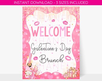 Galentines Day Brunch / Galentines Brunch / Galentines Day Brunch Sign / Galentines Day Decor / Galentine's Day Printable / Brunch / Digital