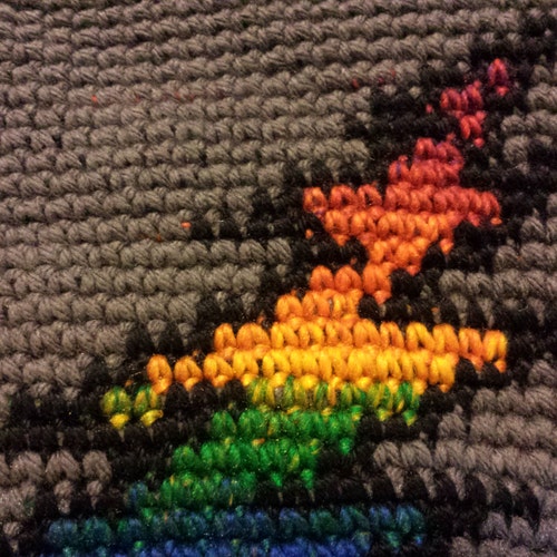 STITCH CHART ONLY Color Grid .pdf Download Grateful Dead Etsy