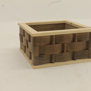 Small Wooden Basket 