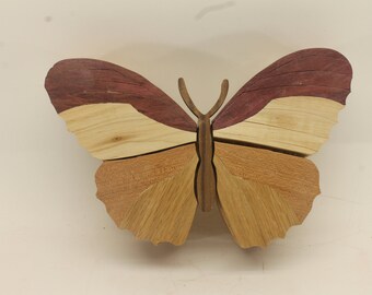 Butterfly-shaped storage box for small items such as rings and earrings