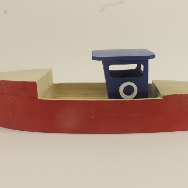 Wooden Toy Boat - Etsy