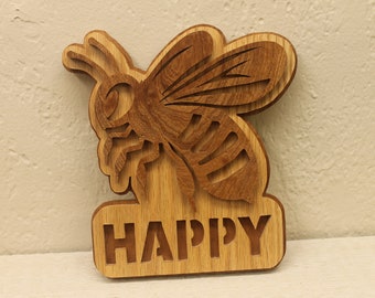 Bee Happy wall hanging