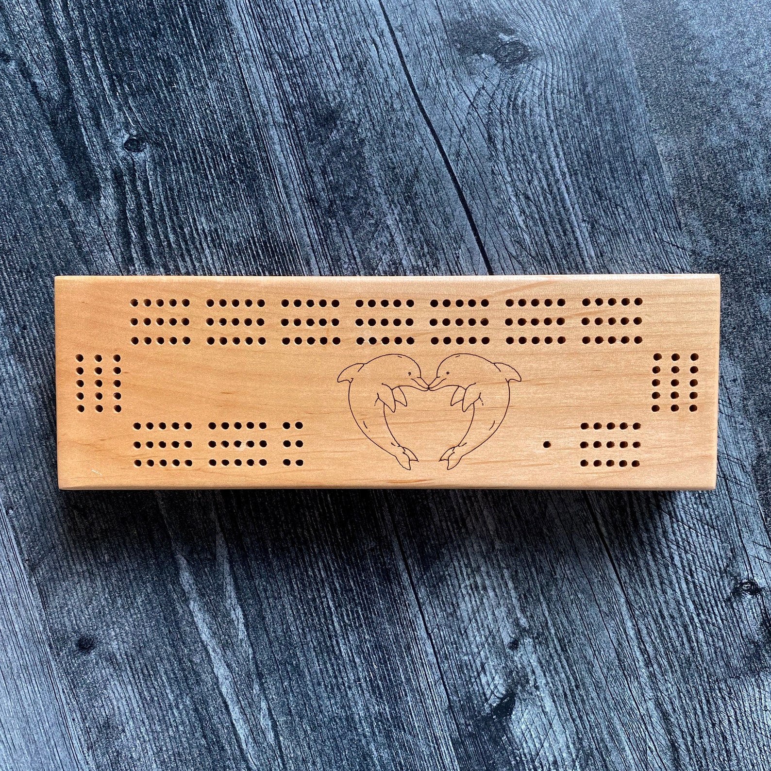 Laser Engraved Cribbage Board Mother's Day Gift Etsy