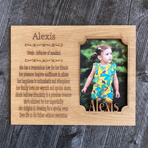 Personalized 5x7 Name Mat Photo Mat Insert for 5x7 Frames Etsy