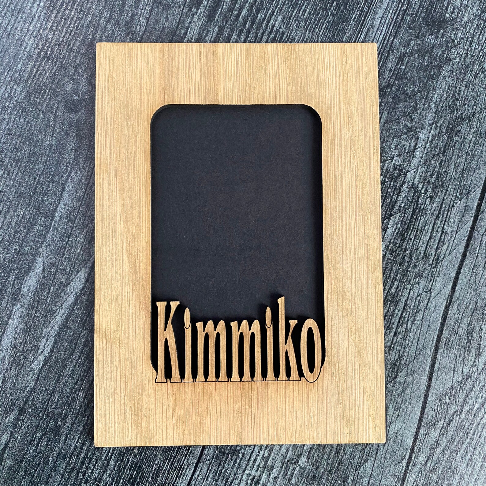 Child's Name Picture Mat Laser Engraved Gift Photo Mat Etsy UK