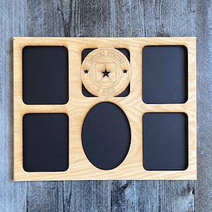 Army Picture Mat | Military Emblem | Laser Cut Photo Collage Mat | 14x11 Mat For Your Frame (Frame/Stand not included)
