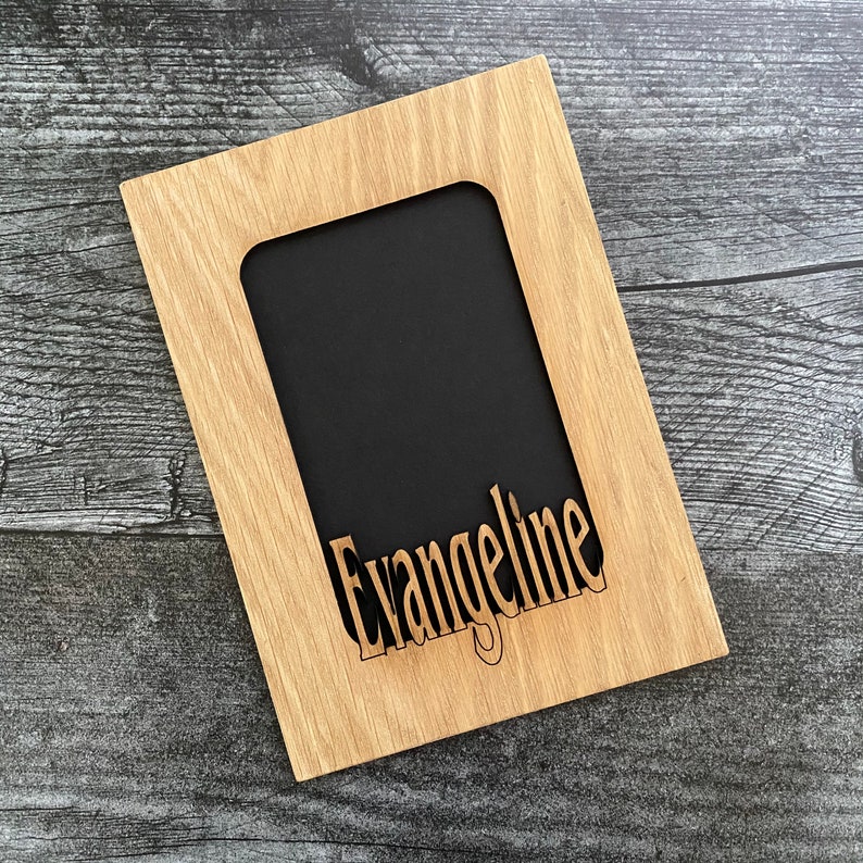 Personalized 5x7 Name Mat | Photo Mat Insert for Picture Frames | Laser ...