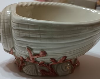 Vintage Fitz and Floyd Vintage seashell Sugar dish or Planter