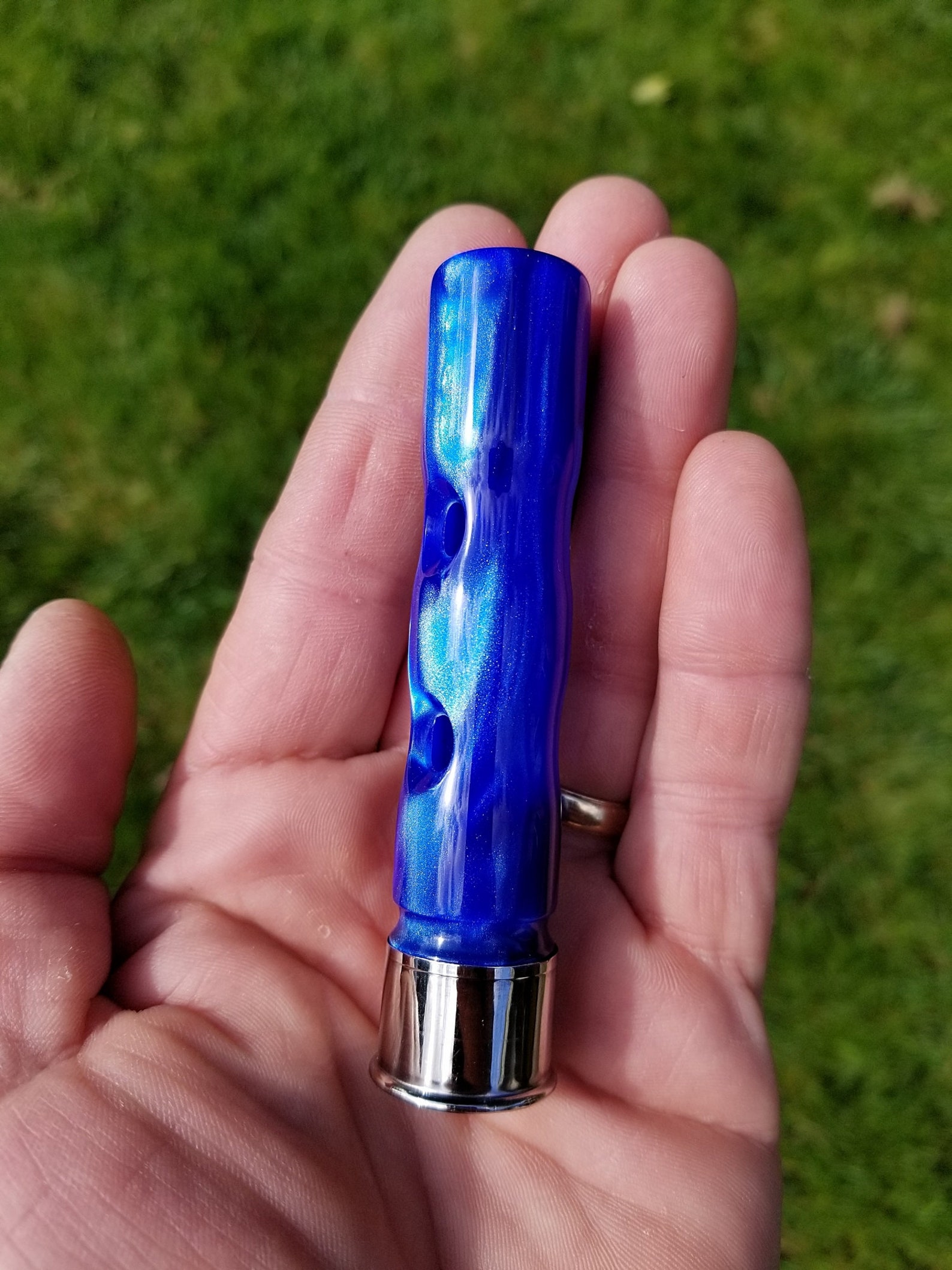 Duck Call Acrylic Duck Whistle Cobalt Nickel Base Etsy