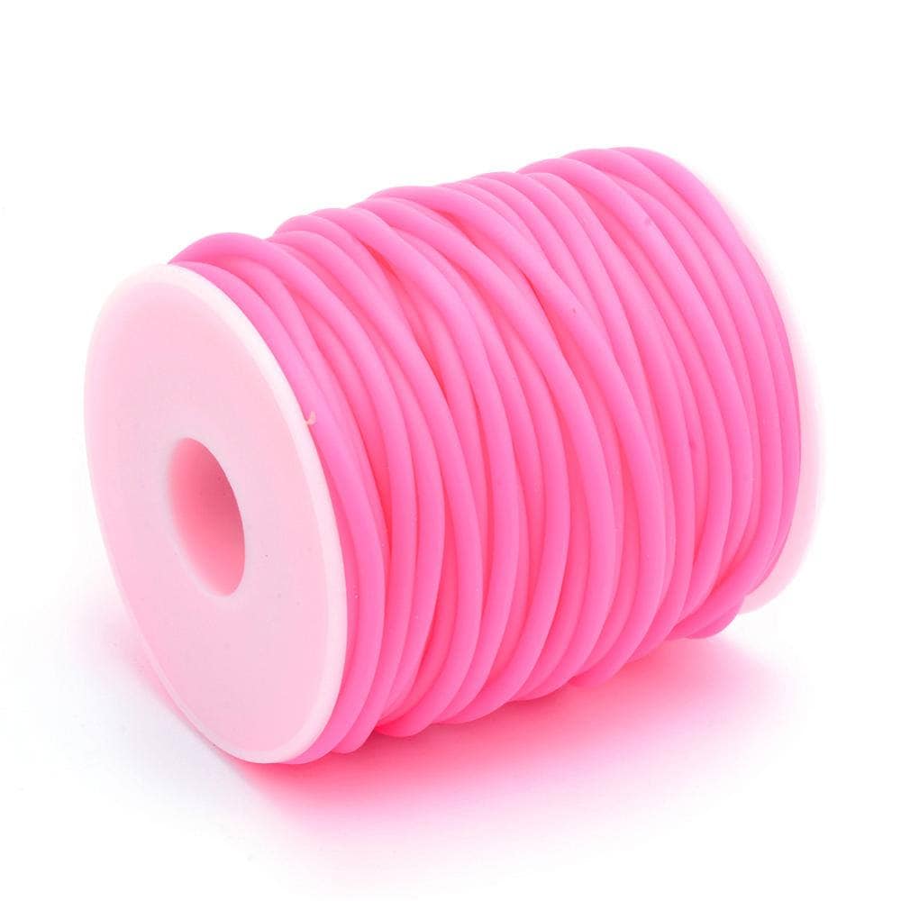 2mm hollow flexible PVC tubing 1mm hole hot pink color10 | Etsy