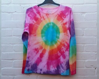 Long Sleeve Tie Dye Top Womens ALL SIZES | Etsy