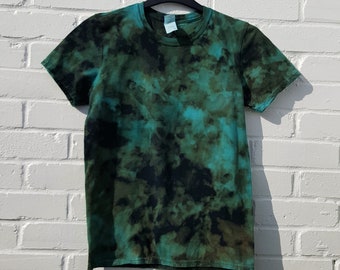Bright Blue Acid Wash Tie Dye Unisex T-shirt ALL SIZES