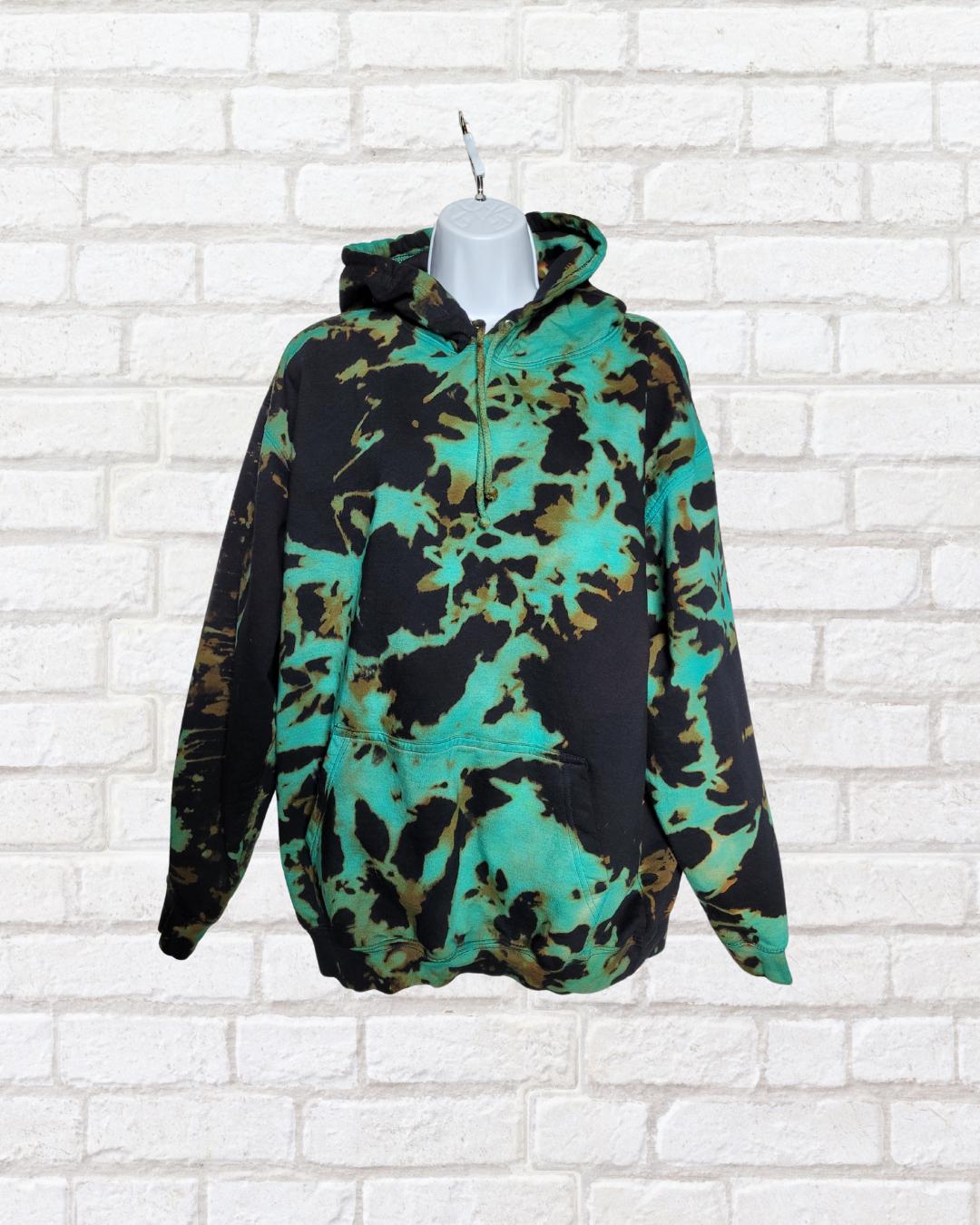 Bleach Stained Hoodie - Etsy