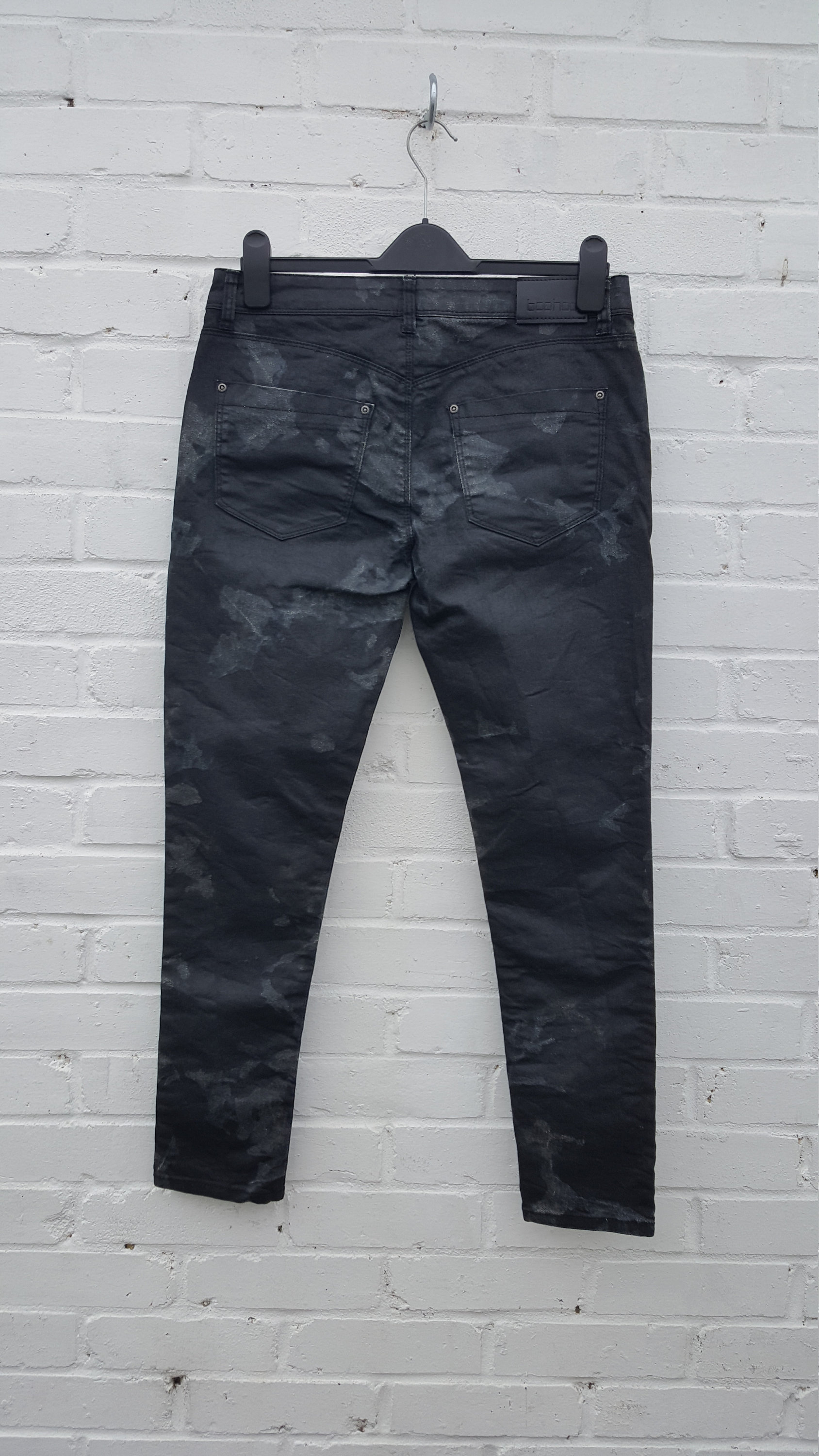 Forbyde efterfølger Klassificer Black Ripped Skinny Jeans Bleach Dye to Fit UK Size 12 or US - Etsy