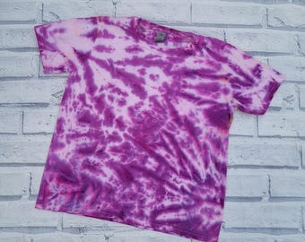 Girls Tie Dye T-shirt | Lilac Pink Shades