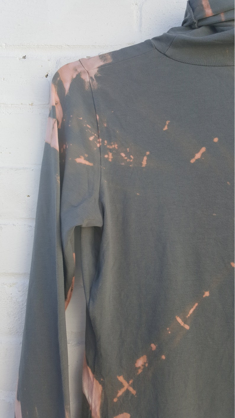 Bleach Tie Dye Sweater UK 12 / US 8 Upcycled image 1