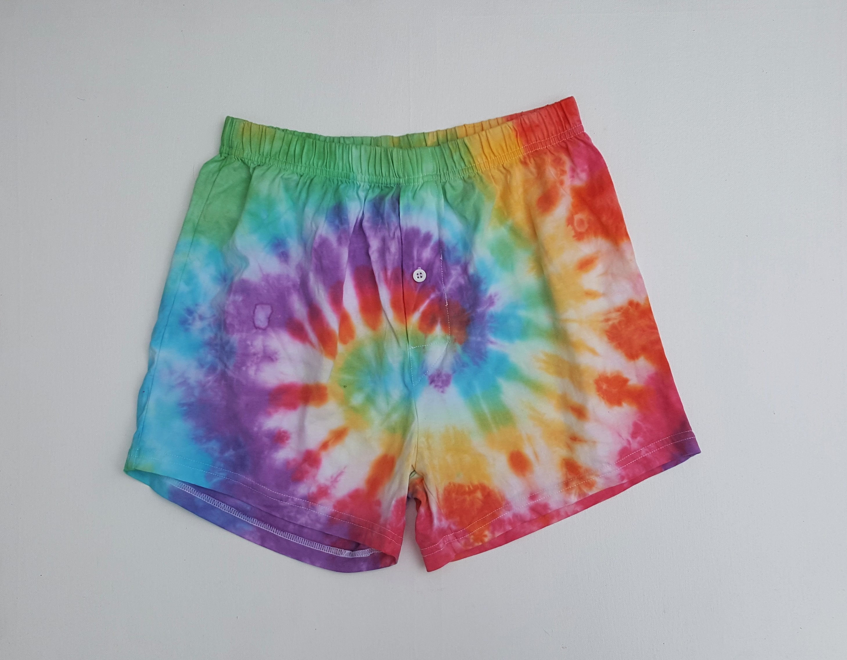 Image of Rainbow Tie Dye Men's Boxer Shorts