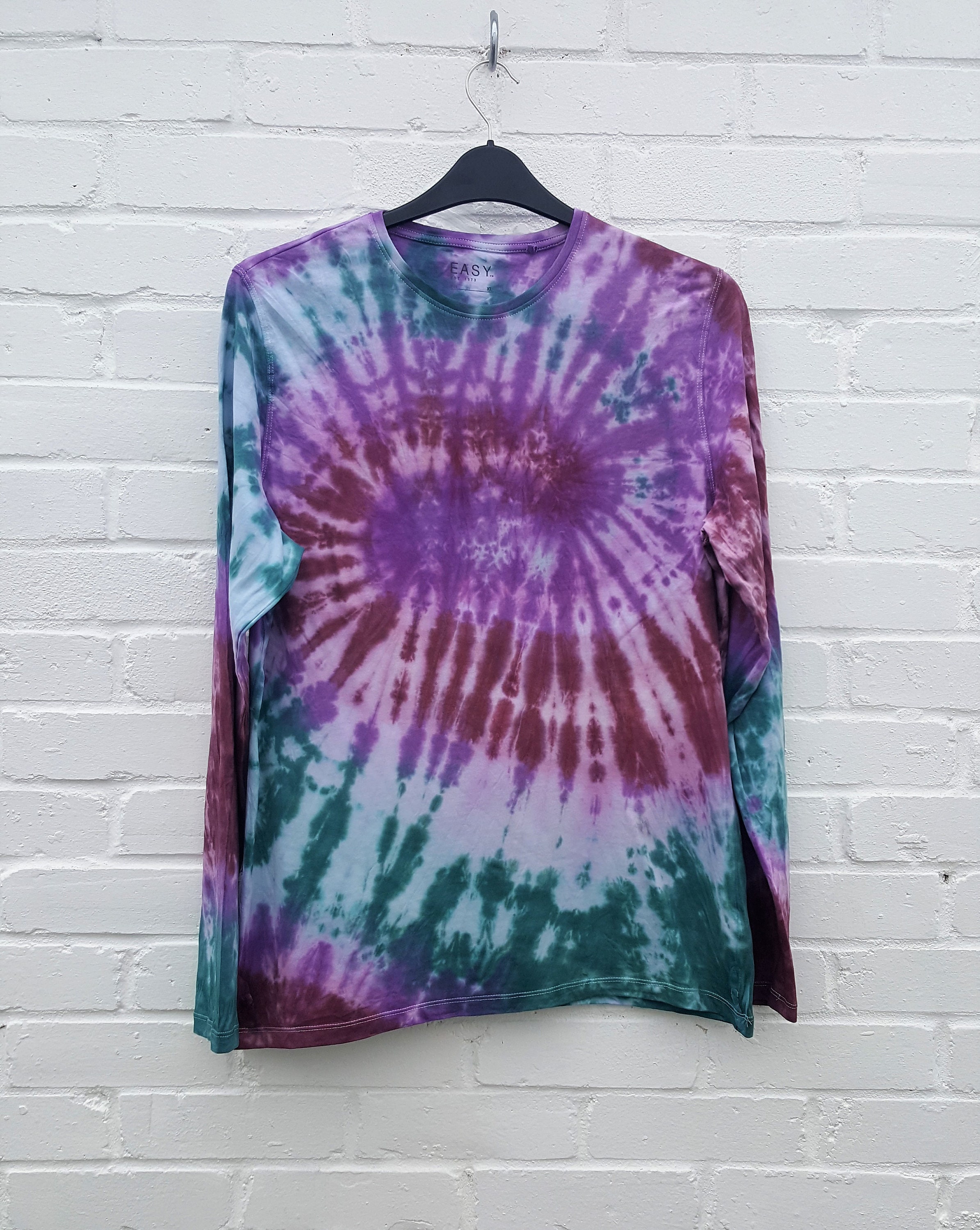 Image of Long Sleeve Sweatshirt Tie Dye Size Xl
