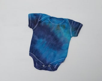 Blue Baby Bodysuit Tie Dye to fit 0-3 months