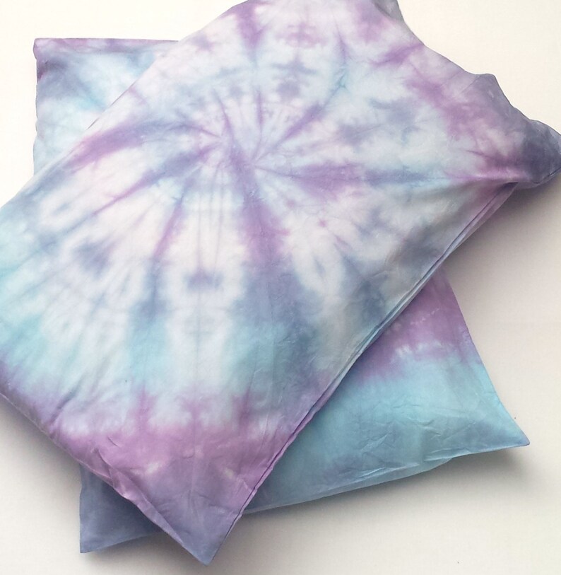 Tie Dye Pillowcases Blue x2 Unique Gift for Him Etsy