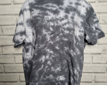 Grey Scrunch Tie Dye T-shirt Hand dyed to order