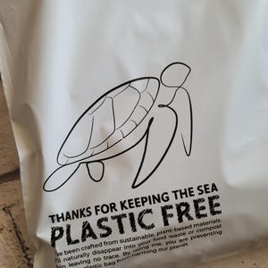 we only use plastic free packaging