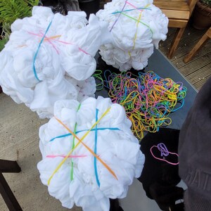 Hand dyed in small batches using eco-reactive, vegan friendly dyes.