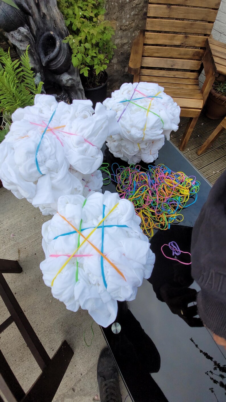 Hand dyed in small batches using eco-reactive, vegan friendly dyes.
