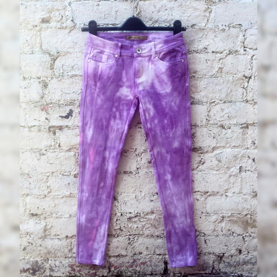 purple jeggings uk