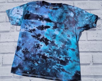 Blue Tie Dye T-shirt | Boys Festival Fashion | Ocean Vibes