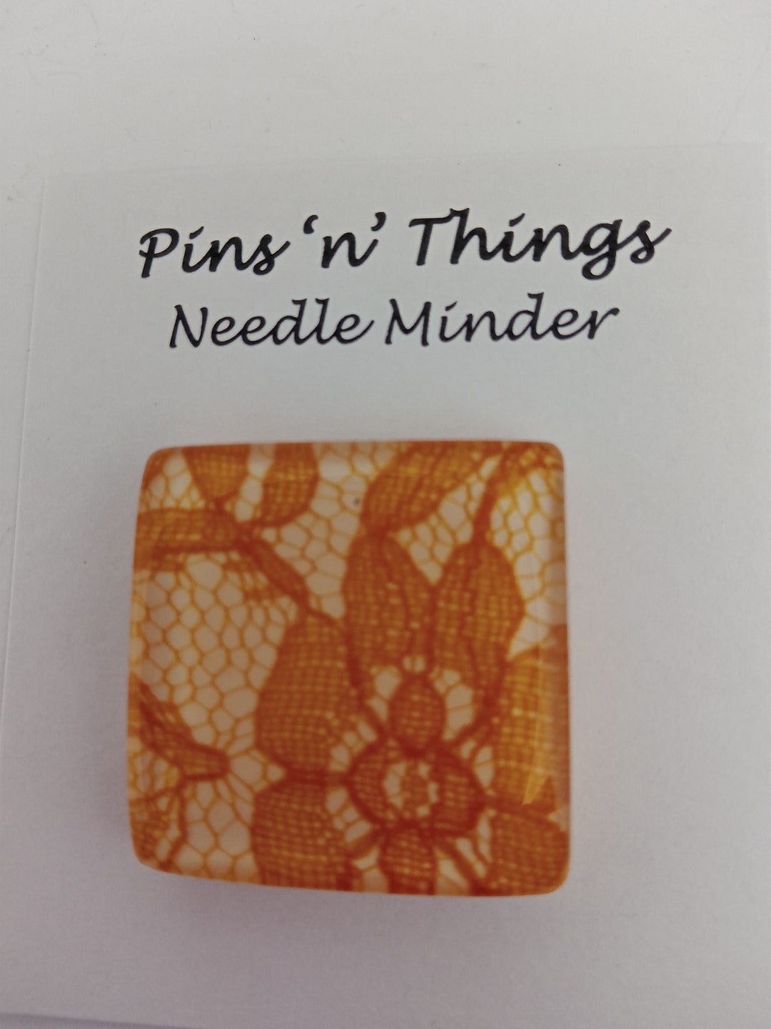 Resin Needle Minder Lace Effect Etsy