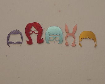 Burger du jour - hamburger, en forme, personnage, paillettes, confettis, éructation, Tina, Bob, Linda, Loiuse, Gene, wagstaff, nounours, Jimmy, junior