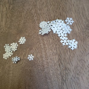 Let it Snow- snowflake shaped glitter, confetti, party foil, winter, christmas, frozen, flakes, cold, snowman, holiday