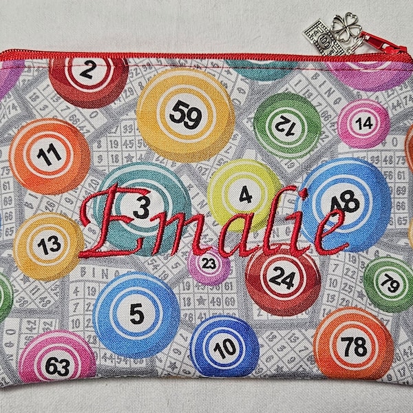 Bingo Bags, 2 Fabric Choices, Coin Purse, Change Purse, Cord Keeper, Earbud Pouch, Purse Accessory, Stocking Stuffer, Gifts Under 10