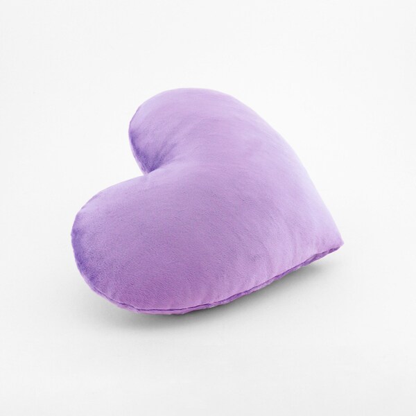 Purple Heart Pillow Etsy