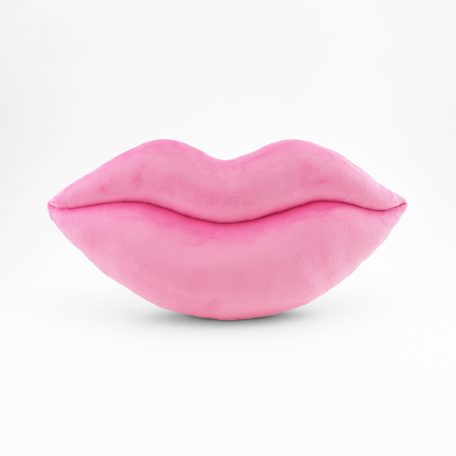Bubblegum Pink Lip Shaped Pillow Soft Plush Smooch Lips Small Etsy