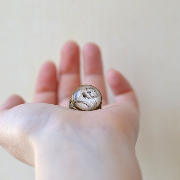 Horses Ring - Horses Jewelry - Vintage Style Ring