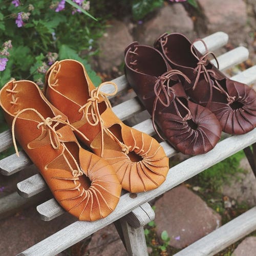 On Order Celtic Leather Shoes Vegetable 