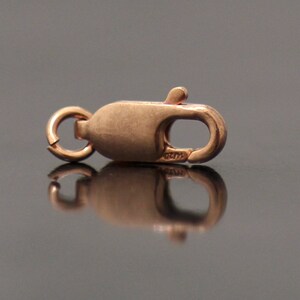 14K Gold Filled Lobster Claw Clasp With Ring - 5.2x13.5mm Jewelry Making Clasp, Secure Closure For Bracelets & Necklaces - View #6