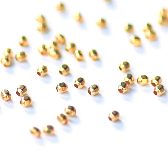 Nugget Bead 14kt Gold Filled 10mm Jewelry Components 6 pcs